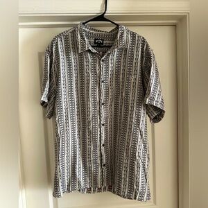 Mens Billabong button down summer shirt XL